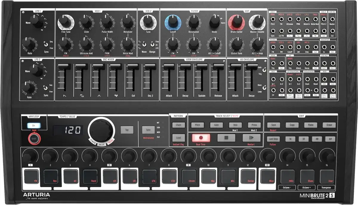 Arturia MiniBrute 2S Black