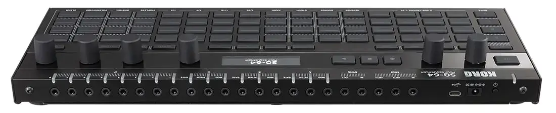 Korg SQ-64 step sequencer 2 korg sq 64 back