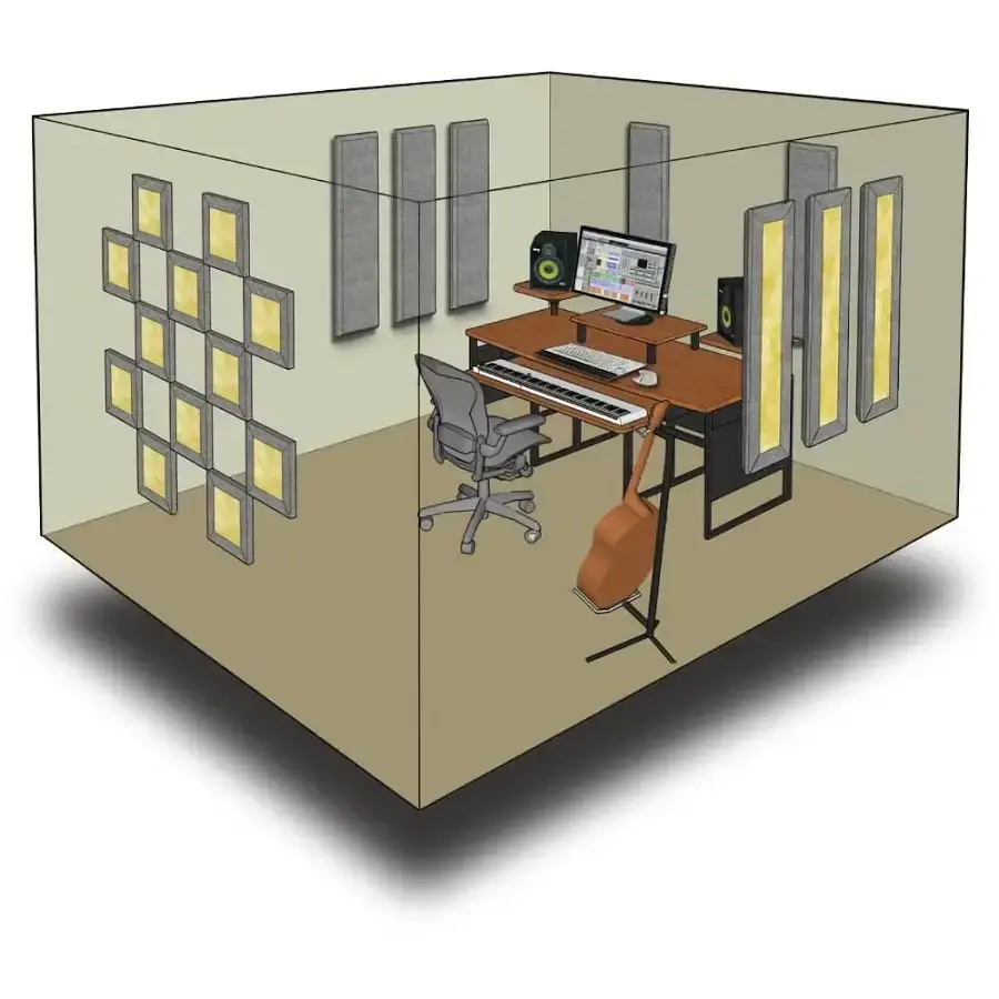 Primacoustic London 10 Acoustic Room Kit - Grey 2 london 10 Kit
