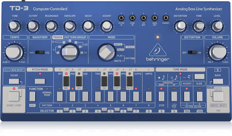 Behringer TD-3-BU - Analog Synthesizer