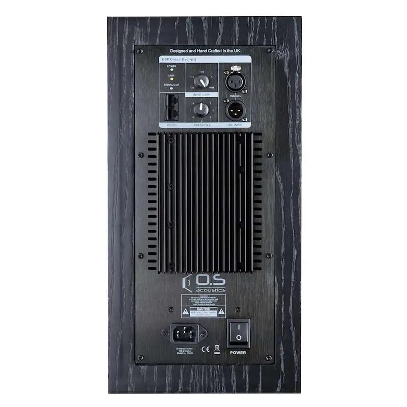 OS Acoustics DB7 - 2-Way Active Studio Monitor 2 osa db7 back