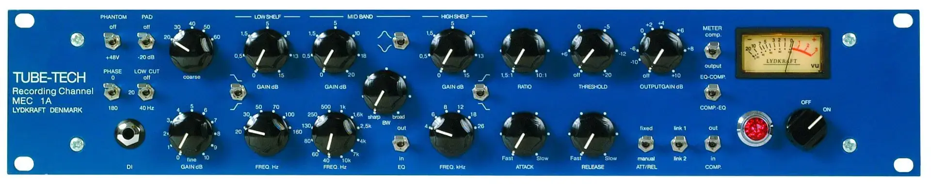 Tube Tech MEC 1a tube channel strip USED 2 Tube Tech MEC 1a tube channel strip USED - Image 2