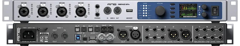 RME Fireface UFX+ Audio Interface 3 RME Fireface UFX+