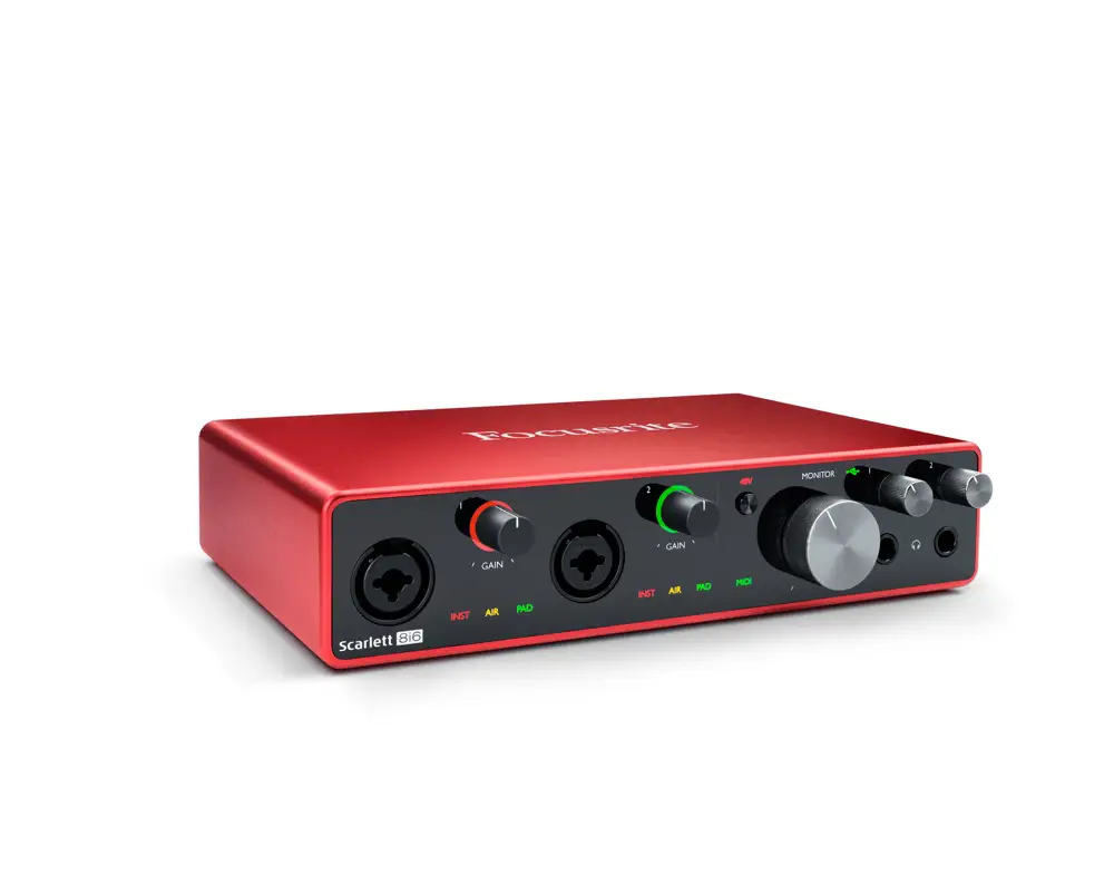 
Focusrite Scarlett 8i6 3rd Audio Interface
oblique
