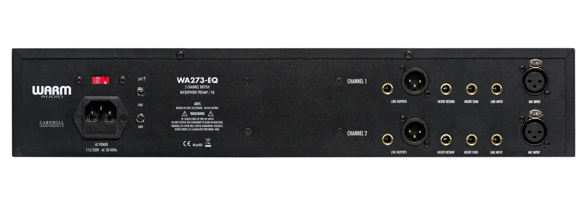 Warm Audio WA273 EQ 2-Channel Microphone Preamp and EQ 2 Warm Audio WA273 EQ 2-Channel Microphone Preamp and EQ - Image 2