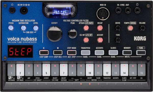 Korg Volca NuBass Vacuum Tube Bass Synthesizer