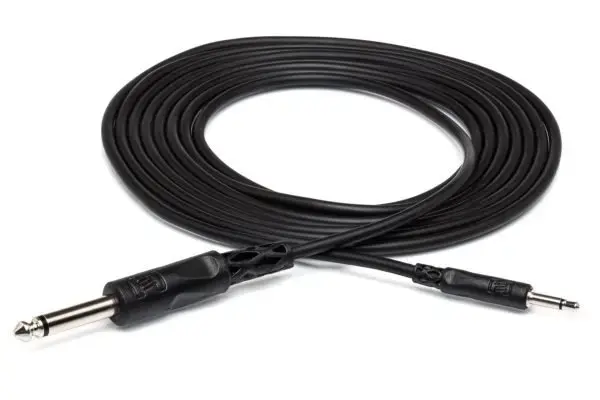 mono cable 3.5 mm jack - 6.35 mm jack 0.9 m