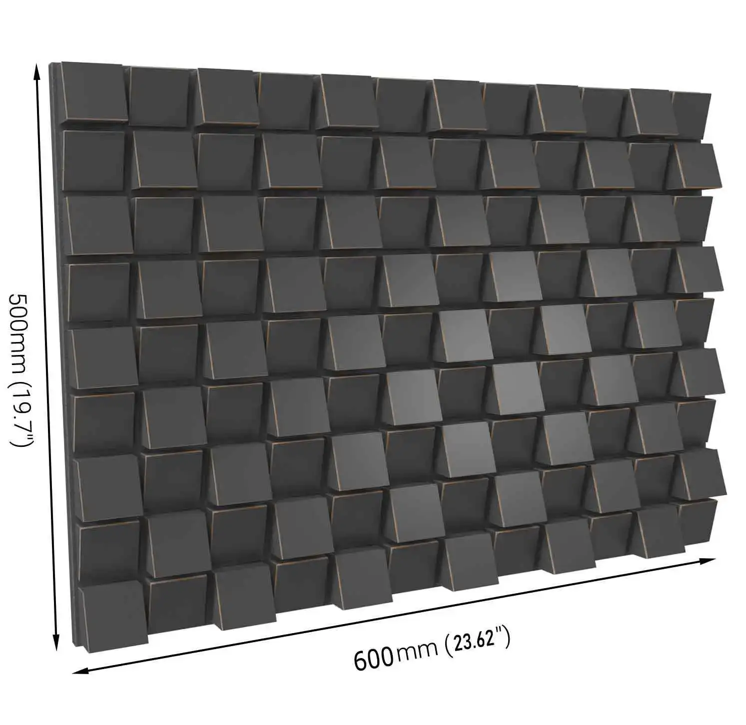 Wooden decorative acoustic panel ZaBina 3 akoestiek kantoor
