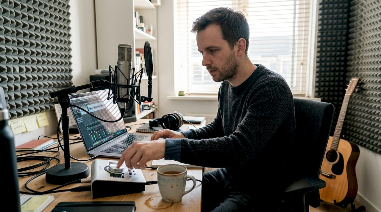 Essential music recording equipment for your home studio