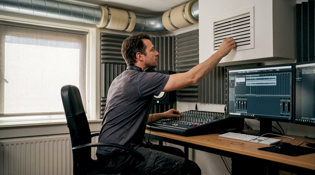 Why ventilation in studio is crucial for sound quality