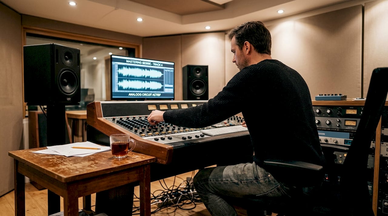 The function of a mastering studio for optimum sound quality