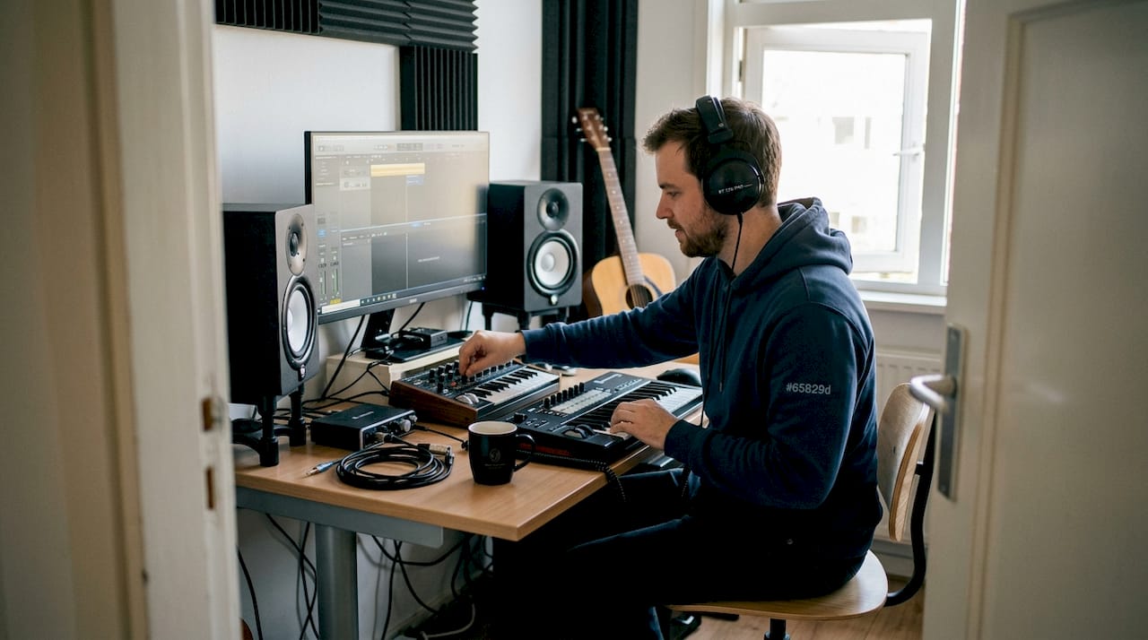Smart studio layouts: practical examples home studio