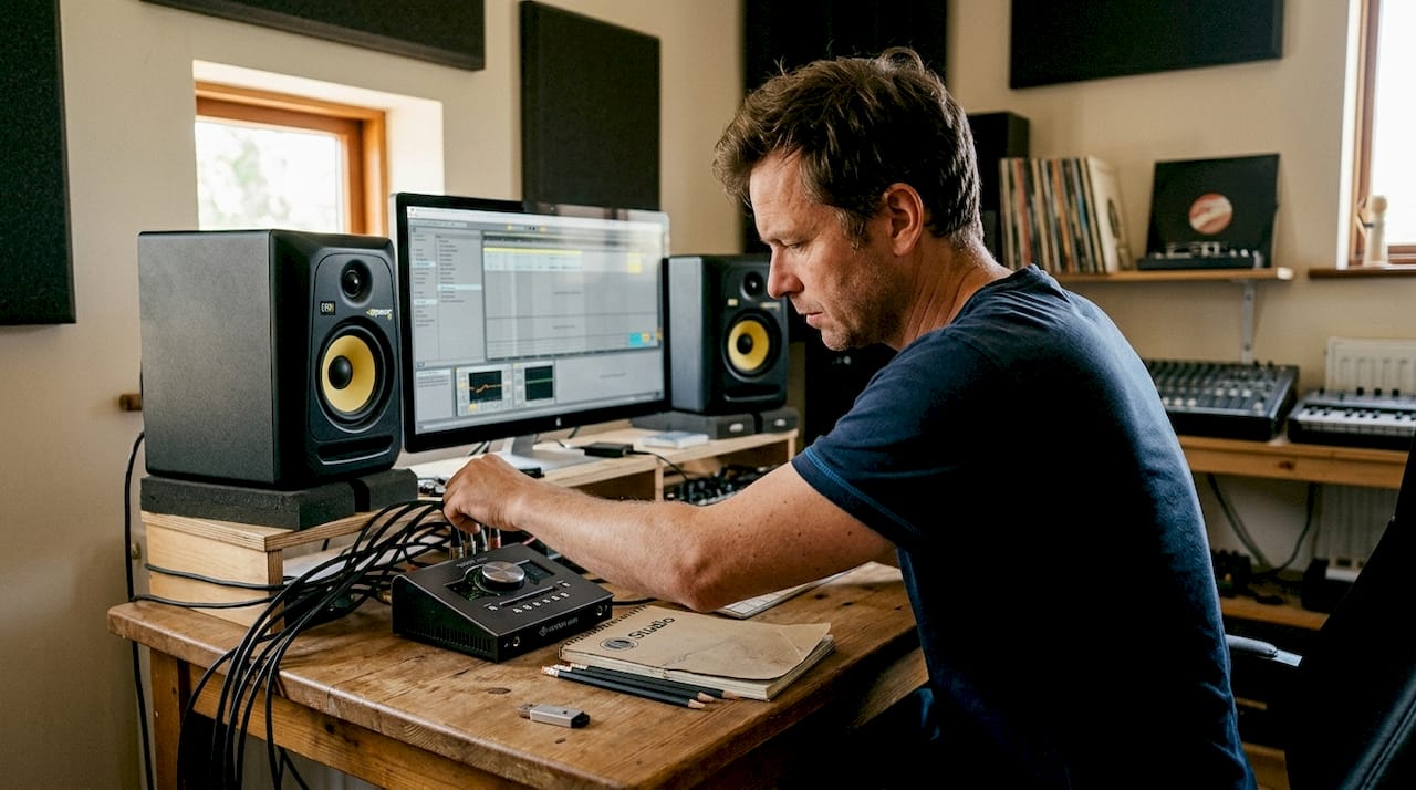 Studio setup explanation: this is how to build a professional home studio