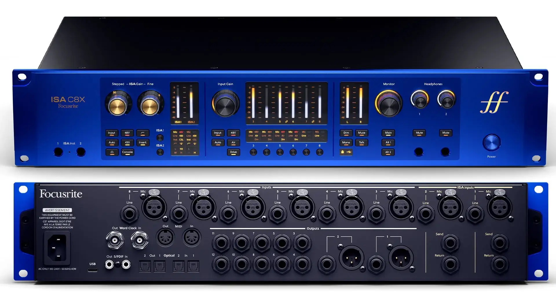Focusrite ISA C8X Audio Interface 2 Focusrite ISA C8X Audio Interface - Image 2