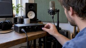 Audio interface ready for phantom power