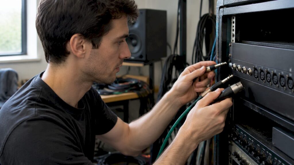 Technician Compares TRS, TS, and XLR Connectors