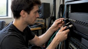 Technician Compares TRS, TS, and XLR Connectors