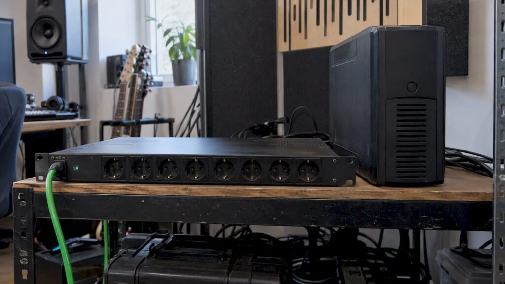 Line conditioner and UPS in a project studio