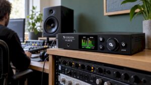 Ferrofish Pulse 8 AE in a studio